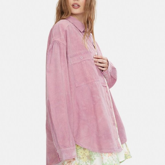 FREE PEOPLE Chemise Cardiff Buttondown - Picture 9 of 10